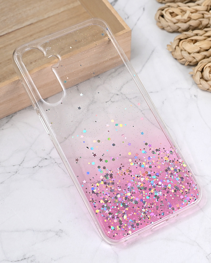 Torbica Silikonska Glitter za Samsung A165F Galaxy A16 5G roze