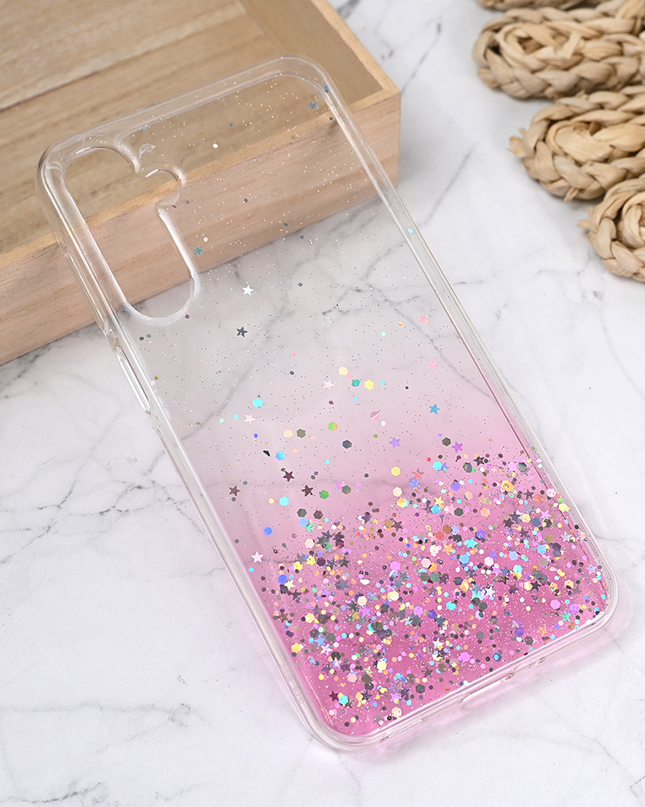 Torbica Silikonska Glitter za Samsung A165F Galaxy A16 5G roze