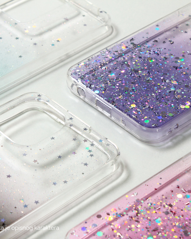 Torbica Silikonska Glitter za Samsung A165F Galaxy A16 5G roze