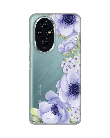 Torbica Silikonska Print Skin za Honor 200 Blue Roses