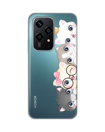 Torbica Silikonska Print Skin za Honor 200 Lite Cats
