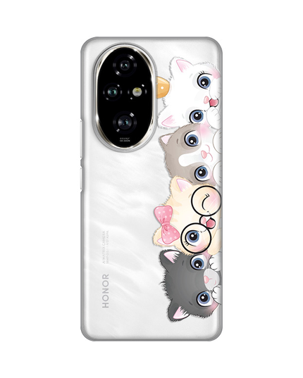 Torbica Silikonska Print Skin za Honor 200 Pro Cats