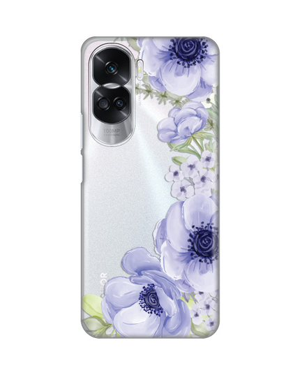 Torbica Silikonska Print Skin za Honor 90 Lite Blue Roses