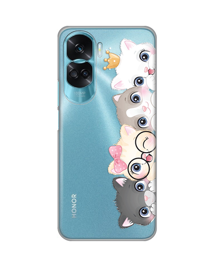 Torbica Silikonska Print Skin za Honor 90 Lite Cats