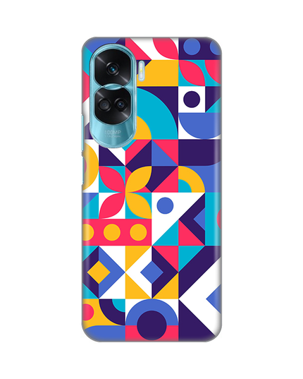 Torbica Silikonska Print Skin za Honor 90 Lite Colorful Mosaic