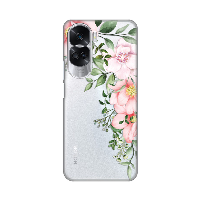 Torbica Silikonska Print Skin za Honor 90 Lite Gentle Rose Pattern