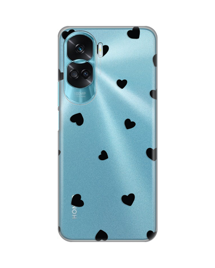 Torbica Silikonska Print Skin za Honor 90 Lite Hearts