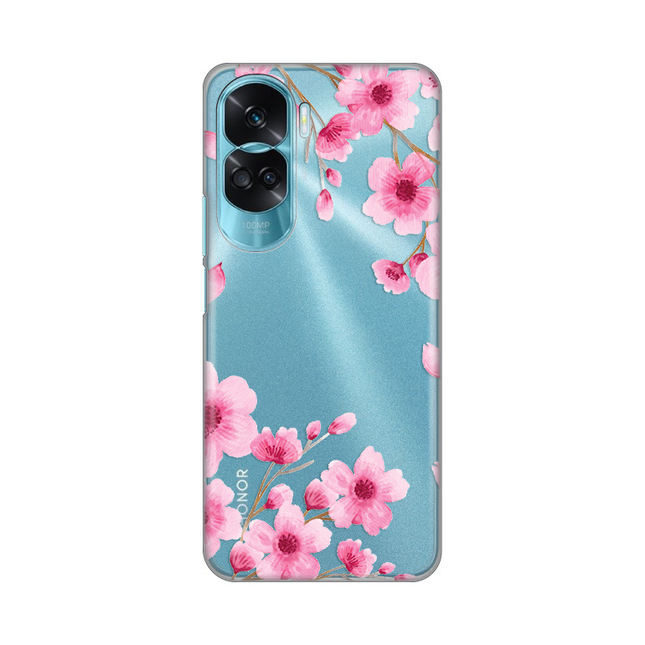 Torbica Silikonska Print Skin za Honor 90 Lite Rose Flowers