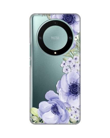 Torbica Silikonska Print Skin za Honor Magic 5 Lite Blue Roses