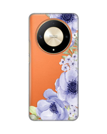 Torbica Silikonska Print Skin za Honor Magic 6 Lite Blue Roses
