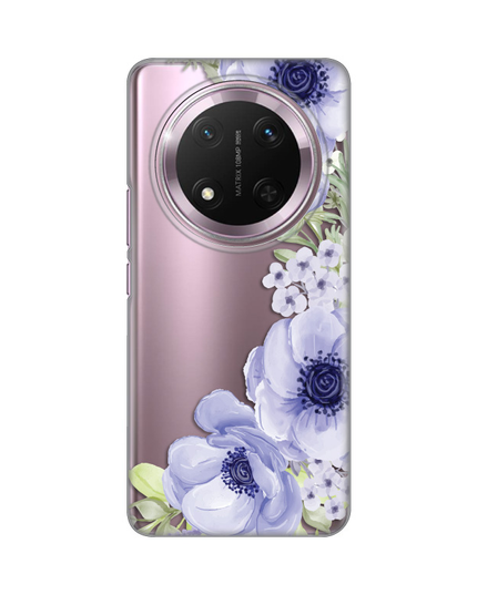 Torbica Silikonska Print Skin za Honor Magic 7 Lite Blue Roses