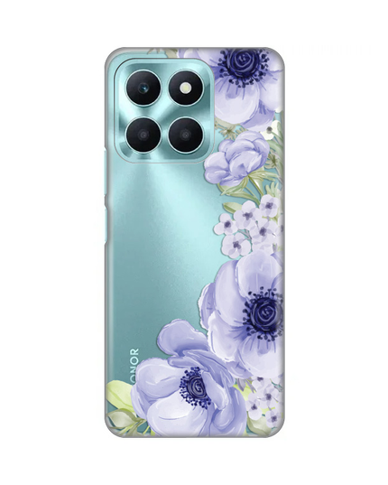 Torbica Silikonska Print Skin za Honor X6a Blue Roses