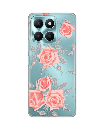 Torbica Silikonska Print Skin za Honor X6a Elegant Roses