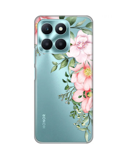 Torbica Silikonska Print Skin za Honor X6a Gentle Rose Pattern