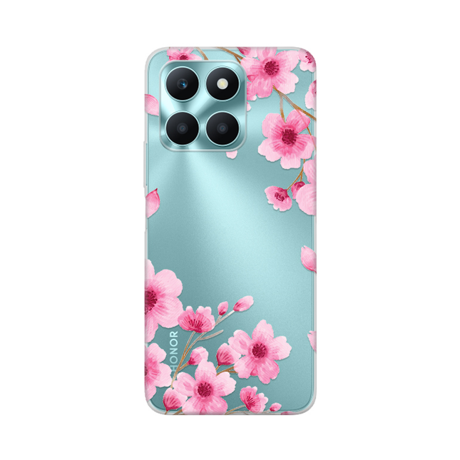 Torbica Silikonska Print Skin za Honor X6a Rose Flowers