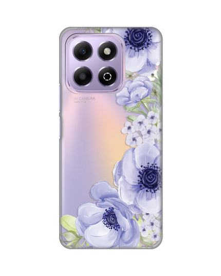 Torbica Silikonska Print Skin za Honor X6b Blue Roses