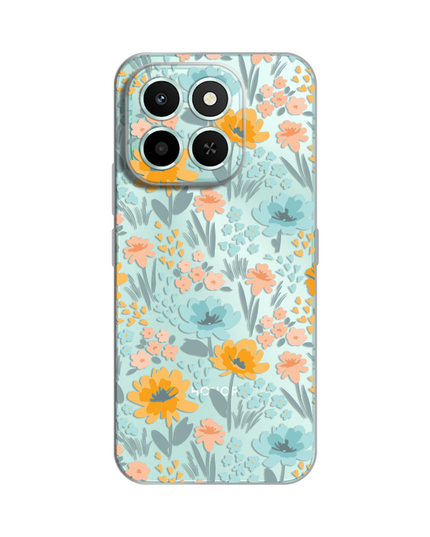 Maska Silikonska Print Skin za Honor X6c Lovely Flowers