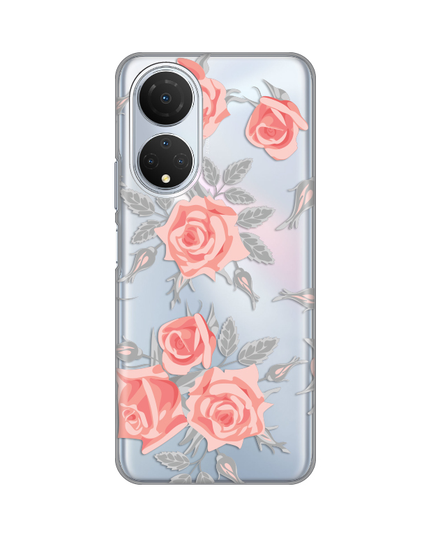 Torbica Silikonska Print Skin za Honor X7 Elegant Roses