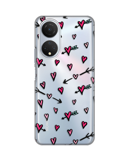 Torbica Silikonska Print Skin za Honor X7 Heart Pattern