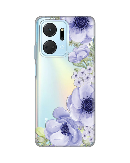 Torbica Silikonska Print Skin za Honor X7a Blue Roses