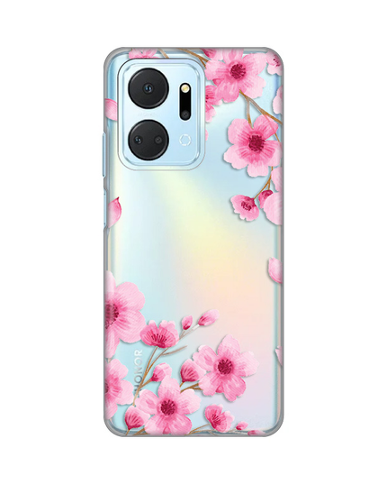 Torbica Silikonska Print Skin za Honor X7a Rose flowers