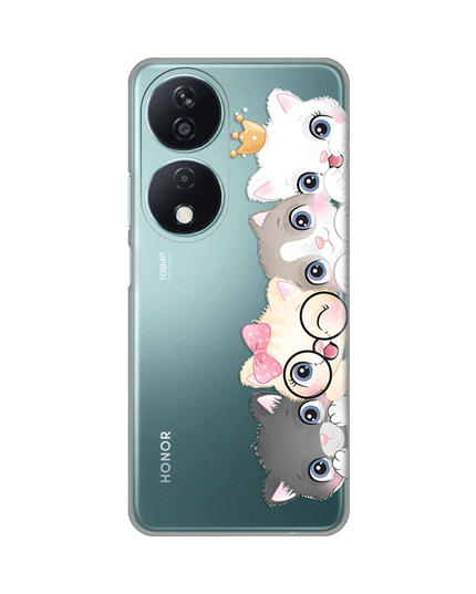 Torbica Silikonska Print Skin za Honor X7b Cats