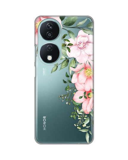Torbica Silikonska Print Skin za Honor X7b Gentle Rose Pattern