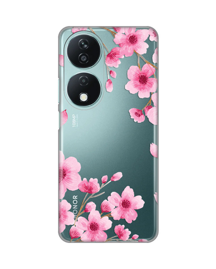 Torbica Silikonska Print Skin za Honor X7b Rose Flowers