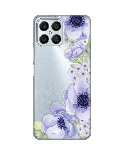 Torbica Silikonska Print Skin za Honor X8 Blue Roses
