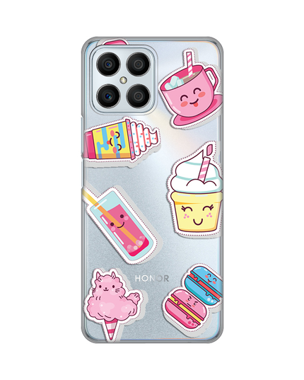 Torbica Silikonska Print Skin za Honor X8 Ice cream