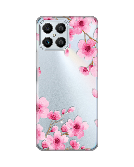 Torbica Silikonska Print Skin za Honor X8 Rose flowers
