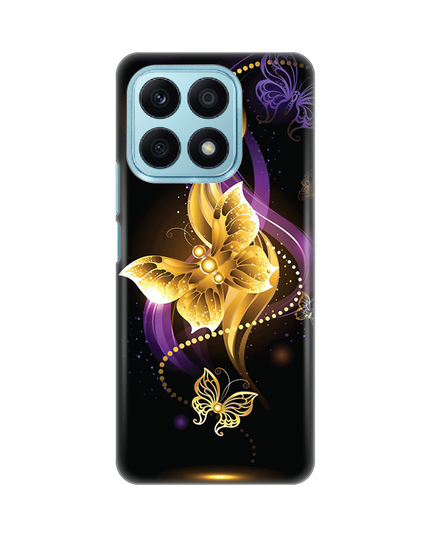 Torbica Silikonska Print Skin za Honor X8a Golden butterfly