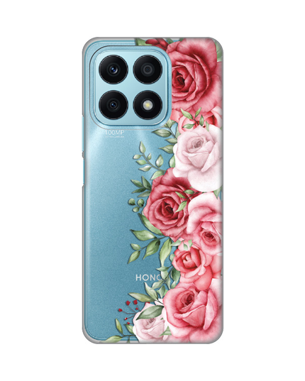 Torbica Silikonska Print Skin za Honor X8a Wild Roses