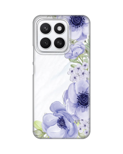 Torbica Silikonska Print Skin za Honor X8c Blue Roses
