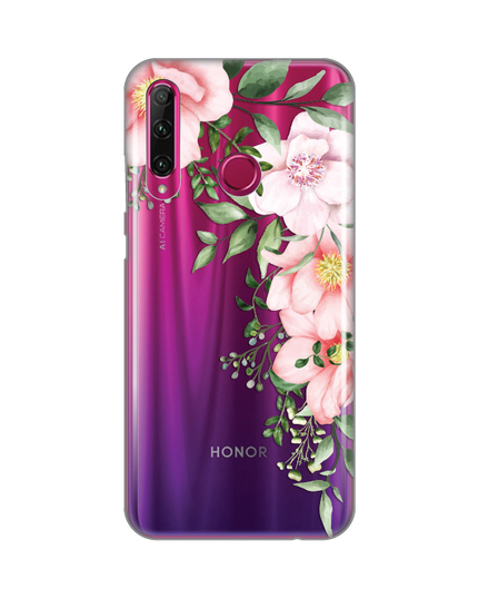 Torbica Silikonska Print Skin za Huawei Honor 20 Lite/Honor 20e Gentle Rose Pattern