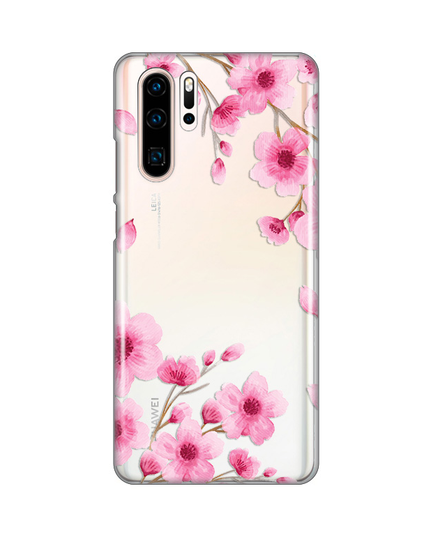 Torbica Silikonska Print Skin za Huawei P30 Pro Rose flowers