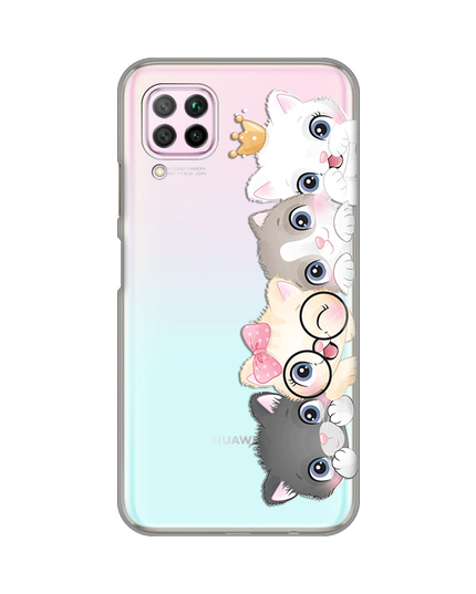 Torbica Silikonska Print Skin za Huawei P40 Lite/Nova 6 SE Cats