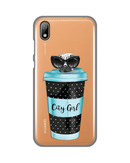 Torbica Silikonska Print Skin za Huawei Y5 2019/Honor 8S 2019/2020 City Coffee
