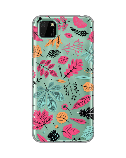 Torbica Silikonska Print Skin za Huawei Y5p/Honor 9S Colorful Leaves