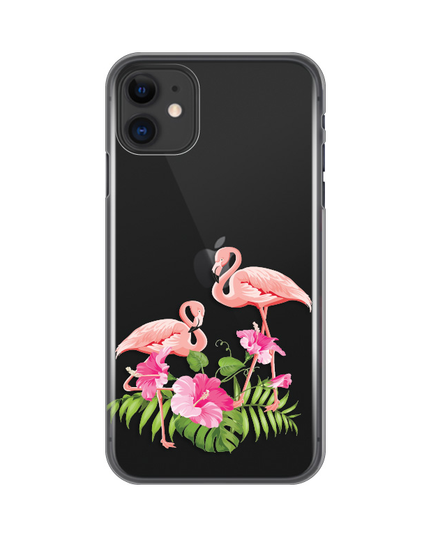 Torbica Silikonska Print Skin za iPhone 11 6.1 Flamingo