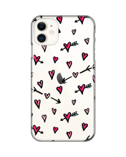 Torbica Silikonska Print Skin za iPhone 11 6.1 Heart Pattern