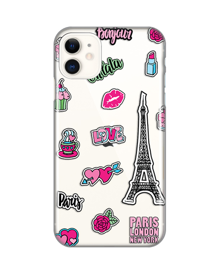 Torbica Silikonska Print Skin za iPhone 11 6.1 Love Paris