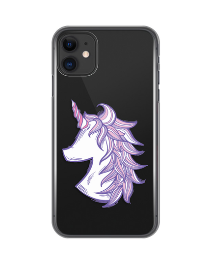 Torbica Silikonska Print Skin za iPhone 11 6.1 Purple Unicorn