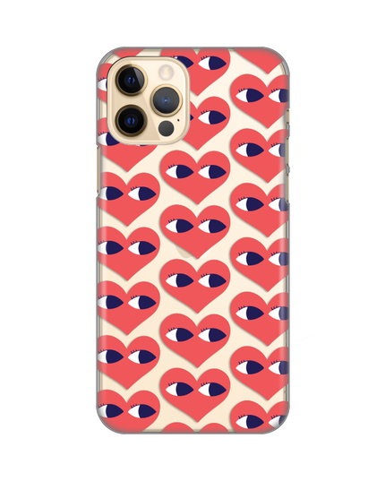 Torbica Silikonska Print Skin za iPhone 12/12 Pro 6.1 Eye Heart Pattern