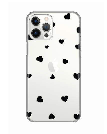 Torbica Silikonska Print Skin za iPhone 12 Pro Max 6.1 Hearts