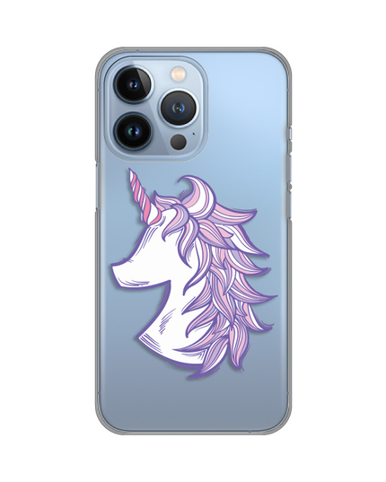 Torbica Silikonska Print Skin za iPhone 13 Pro 6.1 Purple Unicorn