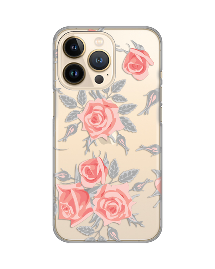 Torbica Silikonska Print Skin za iPhone 13 Pro 6.1 Elegant Roses