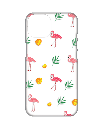 Torbica Silikonska Print Skin za iPhone 14 6.1 Flamingos