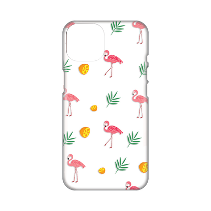 Torbica Silikonska Print Skin za iPhone 14 Plus 6.7 Flamingos