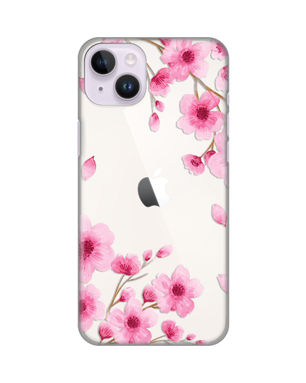 Torbica Silikonska Print Skin za iPhone 14 Plus 6.7 Rose flowers